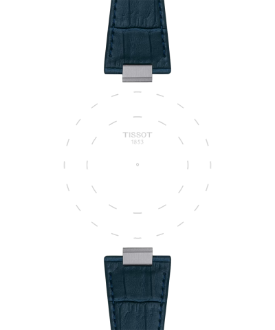 Tissot Official Dark Blue PRX Leather Strap - Bilde 3