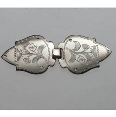 Nordlandssølv - Barnespenner graverte