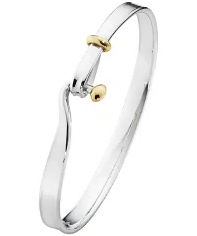 Georg Jensen armring, Torun sølv med gull
