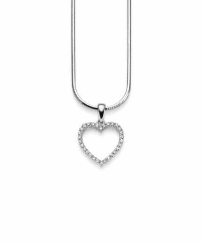 GD Forever hv.gull anheng med diamant 0,18 ct W/SI