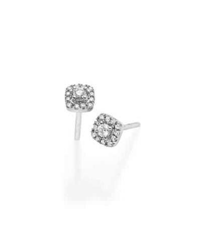 GD Forever hv.gull ørepynt med diamant 0,15 ct W/SI