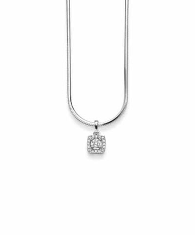 GD Forever hv.gull anheng med diamant 0,10 ct W/SI