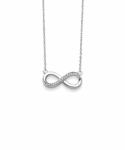 GD Forever hv.gull anheng med diamant 0,04 ct W/SI